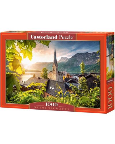 Puzzle Castorland de 1000 piese - Carte postala din Hallstatt - 1