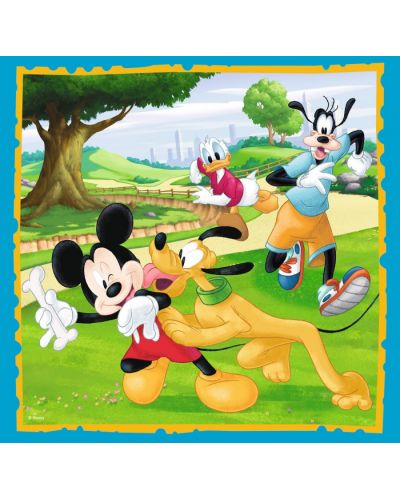 Puzzle Trefl 3 in 1 - Mickey Mouse si prietenii - 3