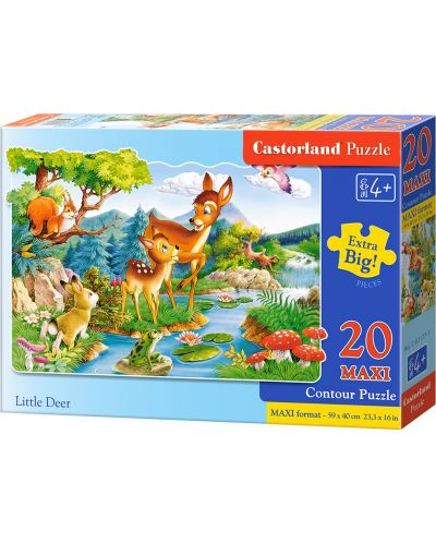 Puzzle Castorland de 20 XXL piese - Mica caprioara - 1