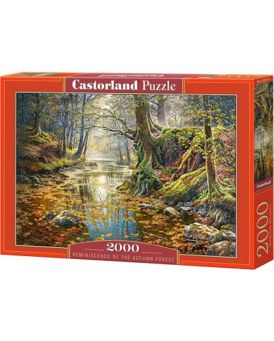 Puzzle Castorland de 2000 piese -  Amintiri cu padurea de toamna, Graham Twyford - 1