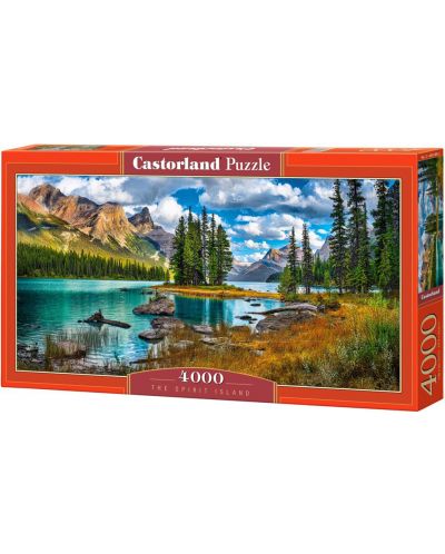 Puzzle panoramic Castorland de 4000 piese - Insula Spirit, Canada - 1