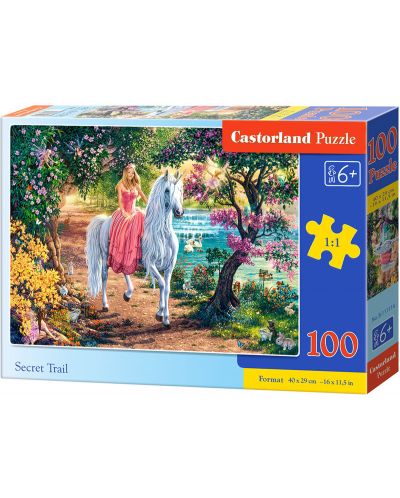 Puzzle Castorland de 100 piese - Poteca secreta - 1