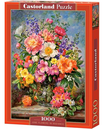 Puzzle Castorland de 1000 piese -Flori de Iunie, Albert Williams - 1