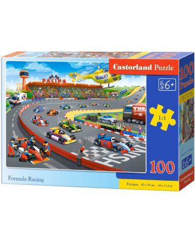 Puzzle Castorland de 100 piese - Competitie Formula 1 - 1