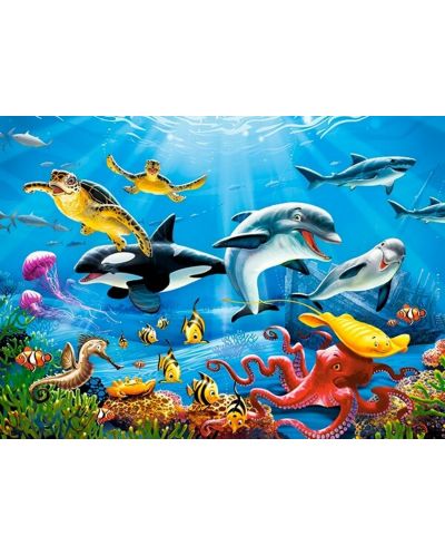 Puzzle Castorland de 200 piese - Lumea tropicala subacvatica - 2