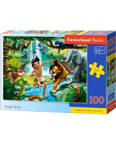 Puzzle Castorland de 100 piese - Cartea junglei - 1
