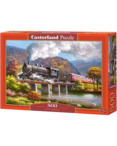 Puzzle Castorland de 500 piese - Iron Horse - 1