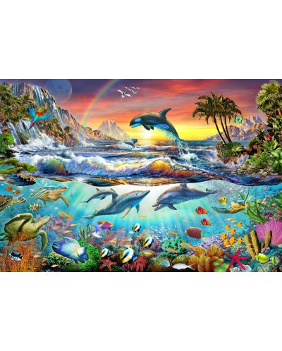 Puzzle Castorland de 300 piese - Paradisul din apa - 2
