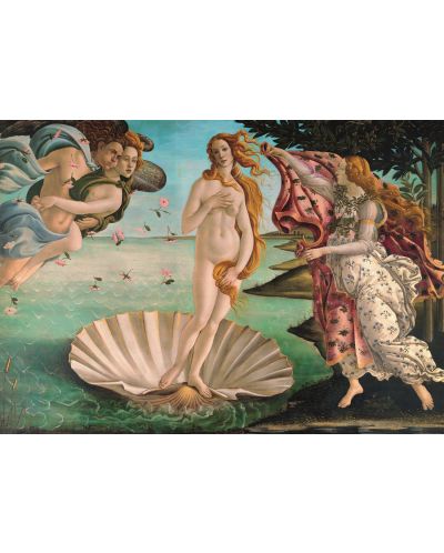 Puzzle Trefl de 1000 piese - Nasterea lui Venus, Sandro Botticelli - 2