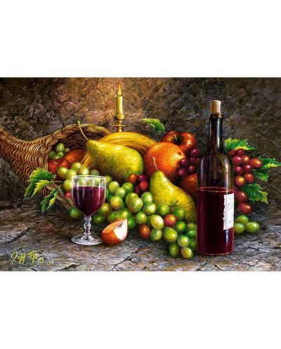 Puzzle Castorland de 1000 piese - Fruit and Wine - 2