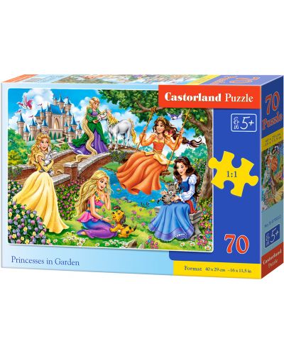 Puzzle Castorland de 70 piese - Printese in gradina - 1