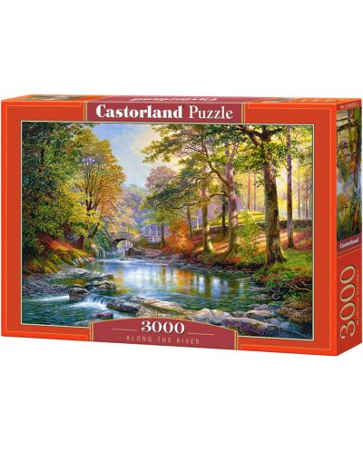 Puzzle Castorland de 3000 piese - De-a lungul raului - 1
