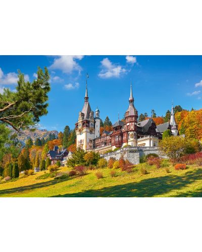Puzzle Castorland de 500 piese - Castelul Peles, Romania - 2