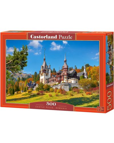 Puzzle Castorland de 500 piese - Castelul Peles, Romania - 1