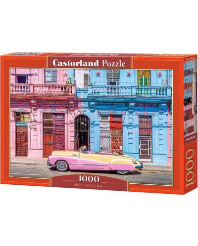 Puzzle Castorland de 1000 piese - Vechea Havana, Assaf Frank - 1