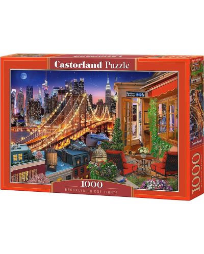 Puzzle Castorland de 1000 piese - Brooklyn Bridge Lights - 1