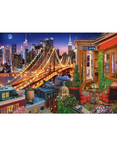 Puzzle Castorland de 1000 piese - Brooklyn Bridge Lights - 2