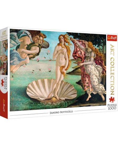Puzzle Trefl de 1000 piese - Nasterea lui Venus, Sandro Botticelli - 1
