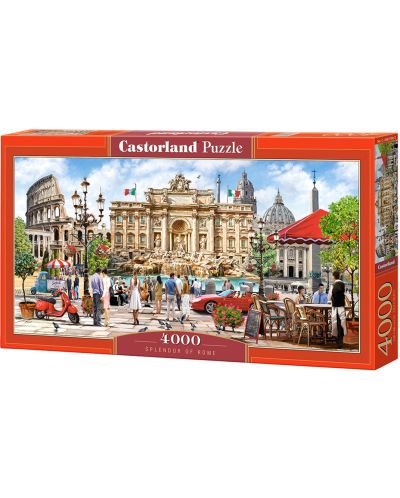 Puzzle panoramic Castorland de 4000 piese - Frumusetea Romei - 1