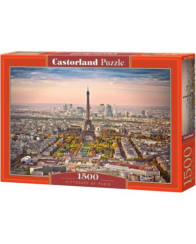 Puzzle Castorland de 1500 piese - Peisaj urban Paris - 1