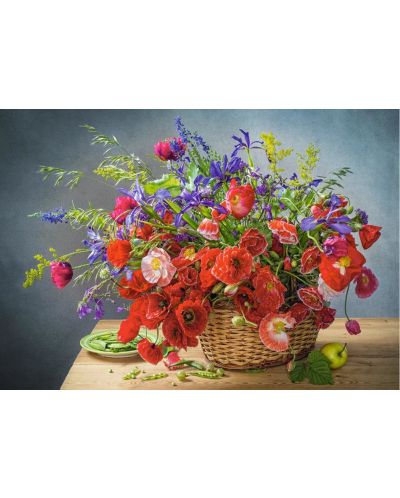 Puzzle Castorland de 500 piese - Bouquet with Poppies - 2