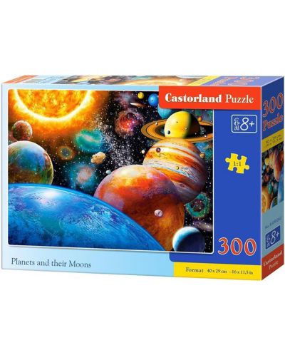 Puzzle  Castorland de 300 piese - Planets and their Moons - 1