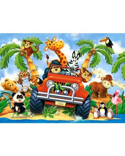 Puzzle Castorland de 40 XXL piese - Animale Safari - 2