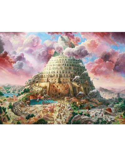 Puzzle Castorland de 3000 piese - Turnul Babel  - 2