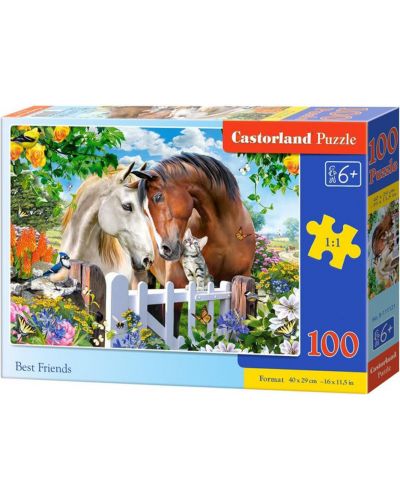 Puzzle Castorland de 100 piese - Cei mai buni prieteni - 1