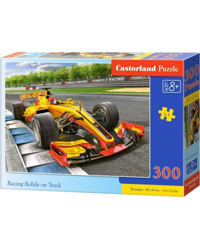 Puzzle Castorland de 300 piese - Masina de curse pe pista - 1