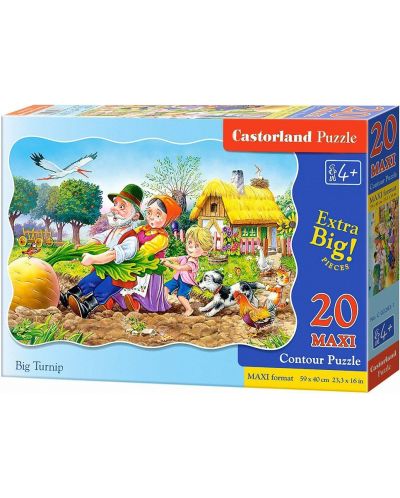 Puzzle Castorland de 20 XXL piese - Bunicul scoate napul - 1