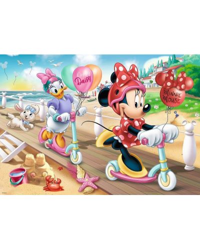 Puzzle Trefl de 200 piese -Minnie on the Beach - 2