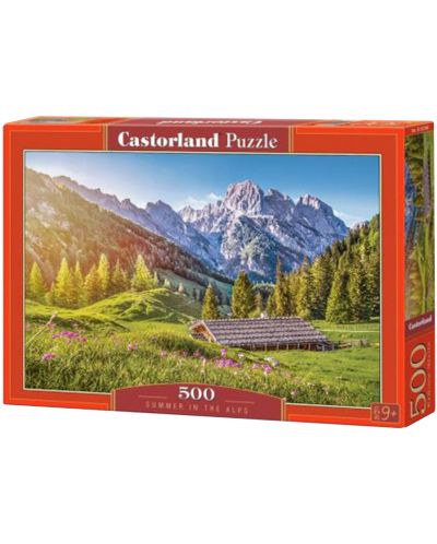 Puzzle Castorland de 500 piese - Summer in the Alps - 1