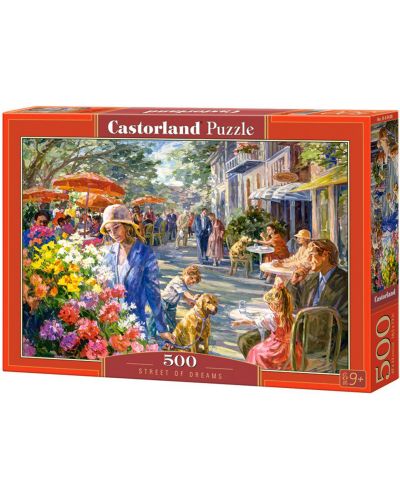Puzzle Castorland de 500 piese - Street of Dreams - 1