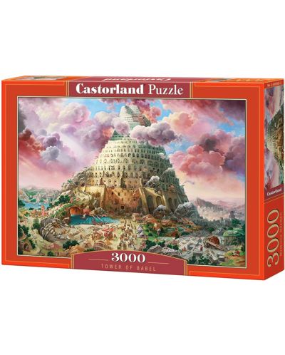 Puzzle Castorland de 3000 piese - Turnul Babel  - 1