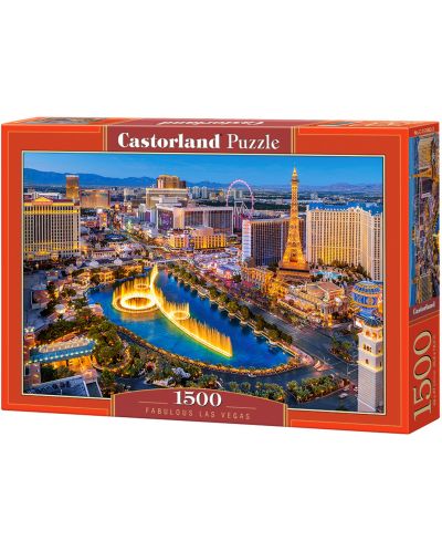 Puzzle Castorland de 1500 piese - Fabulosul Las Vegas - 1