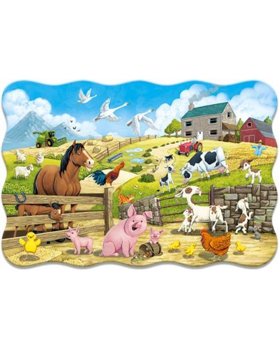 Puzzle Castorland de 20 XXL piese -Animale la ferma - 2