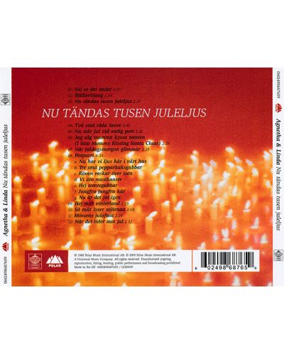 Agnetha Faltskog, Linda Ulvaeus - nu tandas tusen juleljus (CD) - 2