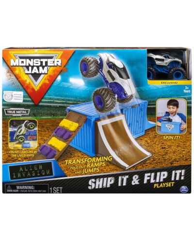 Set de joaca Spin Master Monster Jam - Ship it & Flip it - 1