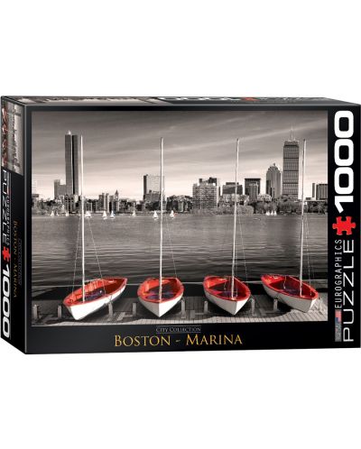 Puzzle Eurographics de 1000 piese – Portul din Boston  - 1