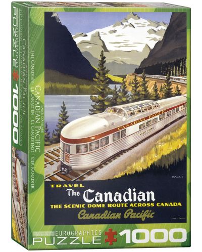 Puzzle Eurographics de 1000 piese – Canadian Pacific, Canadianul - 1
