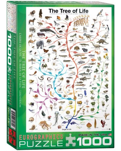 Puzzle Eurographics de 1000 piese - Evolutie, Pomul vietii - 1