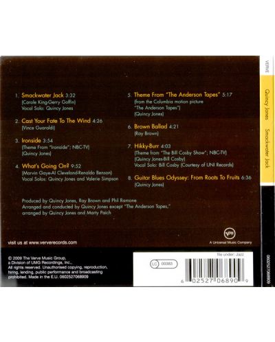 Quincy Jones - Smackwater Jack (CD) - 2