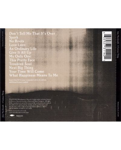 Amy Macdonald - A Curious Thing (CD) - 2