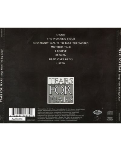 Tears For Fears - Songs from the Big Chair - (CD) - 2
