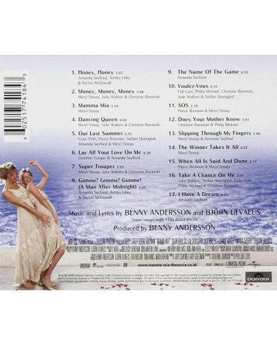 Various Artists - Mamma Mia! the Movie Soundtrack (CD) - 2