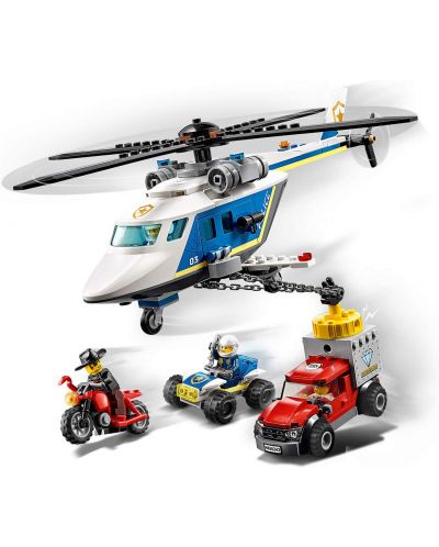 Constructor Lego City Police - Urmarire cu elicopterul politiei (60243) - 4