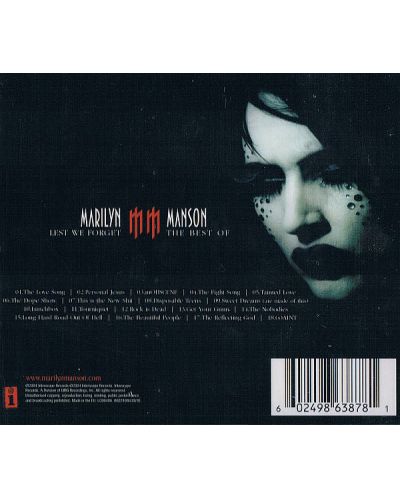 Marilyn Manson - Lest We Forget (CD) - 2