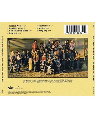 The Allman Brothers Band - Brothers and Sisters - (CD) - 2