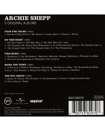 Archie Shepp - 5 Original Albums (CD) - 2